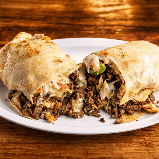 Burrito Vallarta.