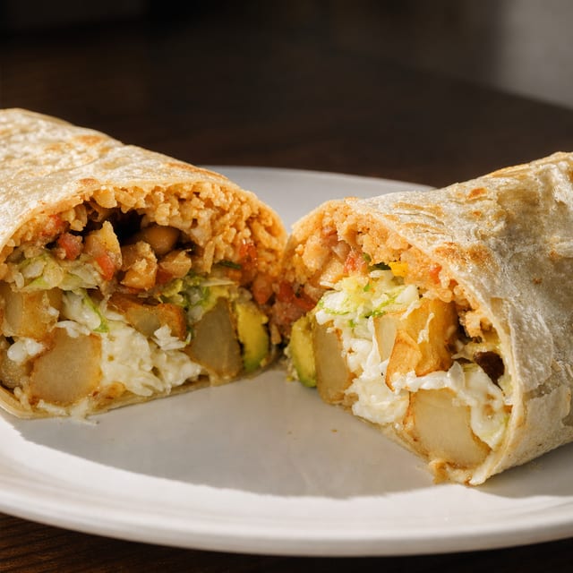 Burrito Vegetariano.